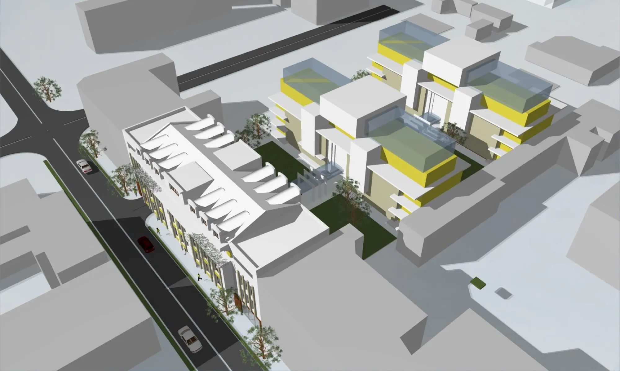 PRZĘDZALNIANA — residential complex with services — Public & commercial buildings (2)
