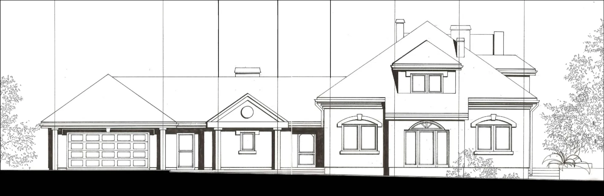 SYMPATYCZNA, Krzywiec — two-family house with garages — Single-family housing, AKWADRAT Studio