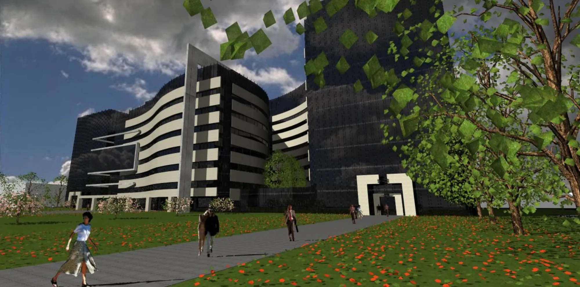 WYDAWNICZA — office building complex, I — Public & commercial buildings, AKWADRAT Studio